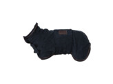 Dog coat towel black L 55cm-66cm