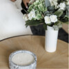 Marble bowl Candle Paris Couture grey size S 17 7cm