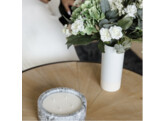 Marble bowl Candle Paris Couture grey size S 17 7cm