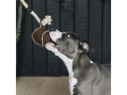 Dog toy cotton rope baseball