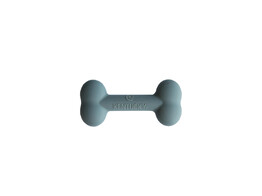Dog toy silicone bone grey size M